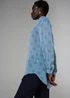 Et Vous Blue Chain Print Blouse - Small Image 2