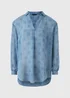 Et Vous Blue Chain Print Blouse - Small Image 4