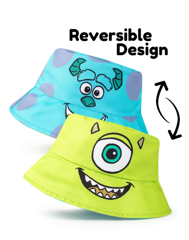 Disney Monsters Inc. Multi Reversible Sulley & Mike Bucket Hat