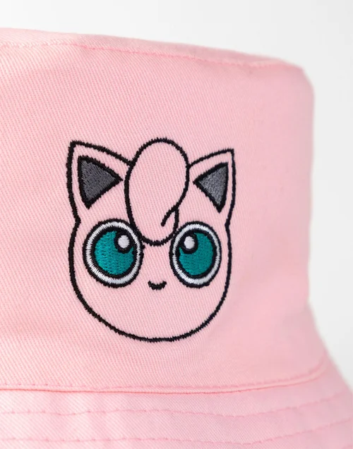 Vanilla Underground Pokemon Pink Jigglypuff Character Bucket Hat - One Size Image 3