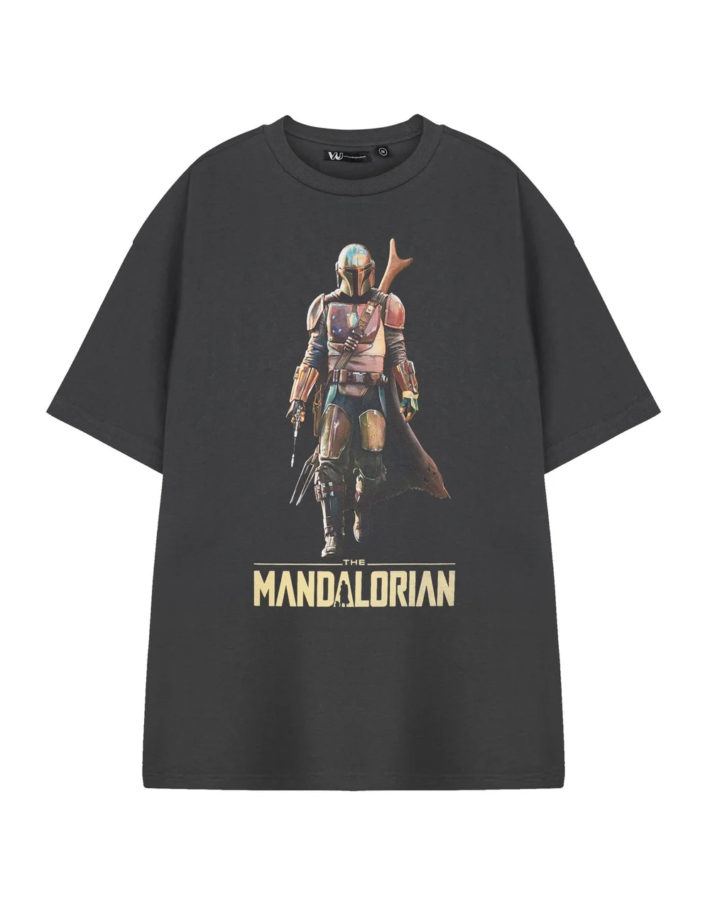 Star Wars Grey The Mandalorian T Shirt - 2XL Image 1