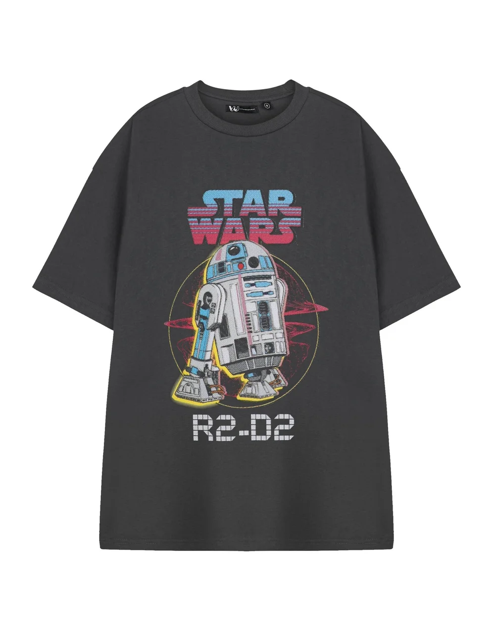 Star Wars Charcoal R2D2 T Shirt - S Image 1