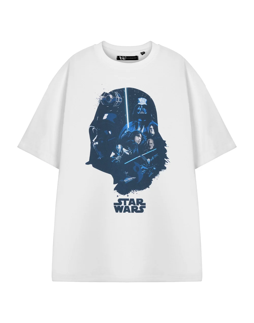 Vanilla Underground Star Wars White Darth Vader T Shirt - S Image 1