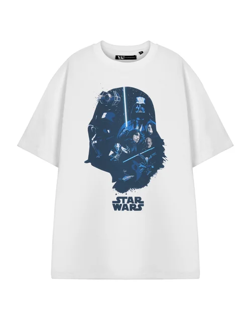 Vanilla Underground Star Wars White Darth Vader T Shirt - S Image 1