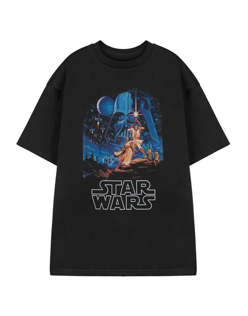 Vanilla Underground Star Wars Black Vintage T Shirt - M Image 1