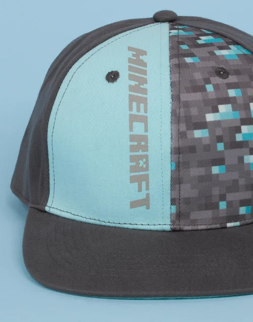 Vanilla Underground Minecraft Diamond Ore Kids/Youth Snapback Cap - M/L Image 5