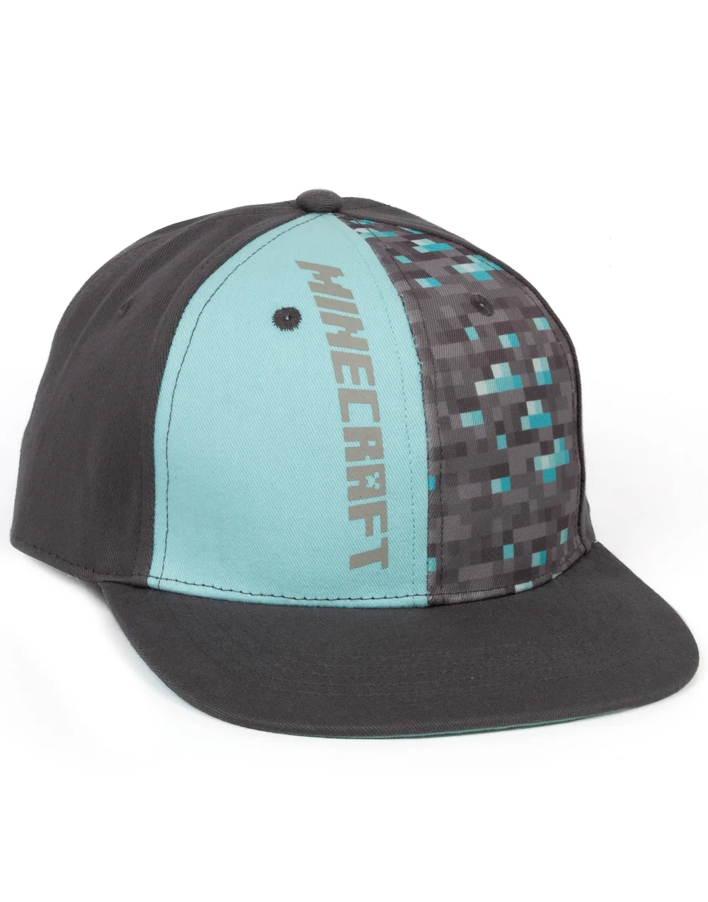 Vanilla Underground Minecraft Diamond Ore Kids/Youth Snapback Cap - M/L Image 1