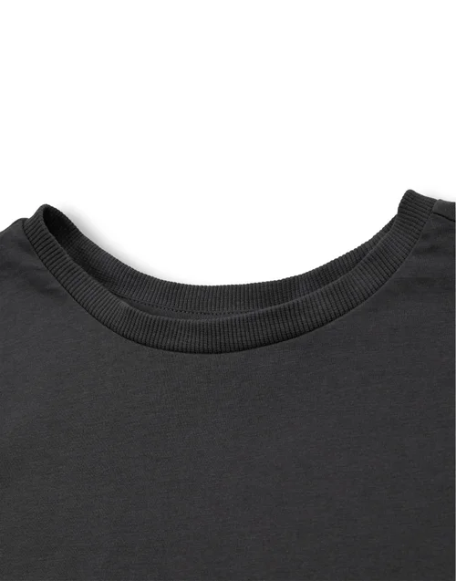 Vanilla Underground Star Wars The Mandalorian Grey Grogu Baby Yoda Cropped T Shirt - L Image 3