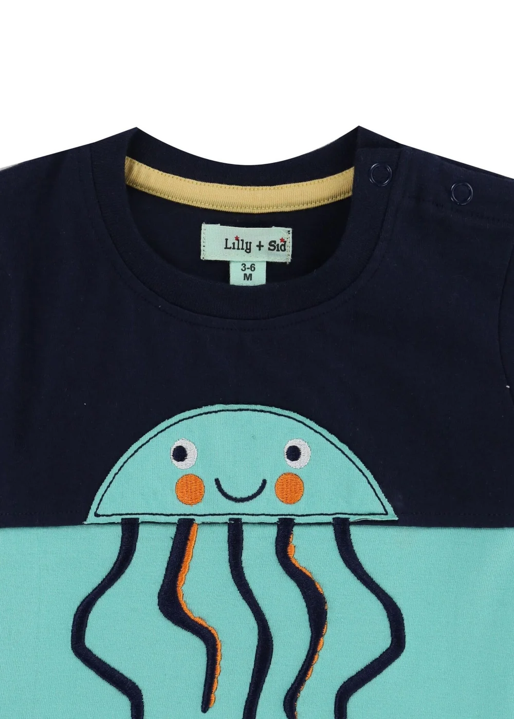 Lilly & Sid Multicoloured Jellyfish Print Top & Short Set (0- 24 Months) - 0-3 months Image 5