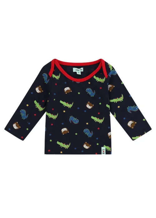 Lilly & Sid Multicoloured Dinosaur Print Top & Jogger Set (0- 24 Months) - 0-3 months Image 3