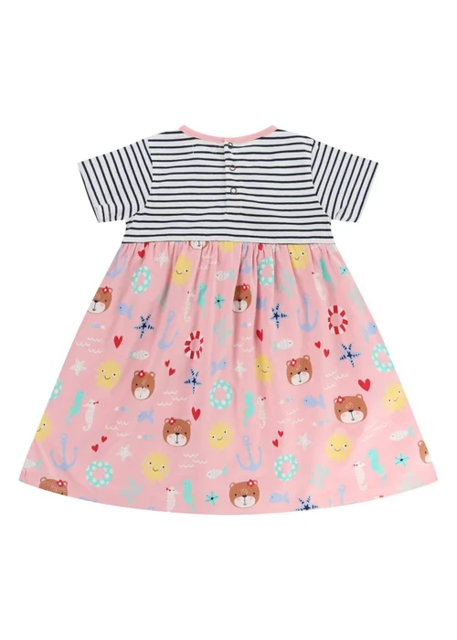 Lilly & Sid Multicoloured Lilly & Friends Print Dress (0-8 Years) - 0-3 months Image 2