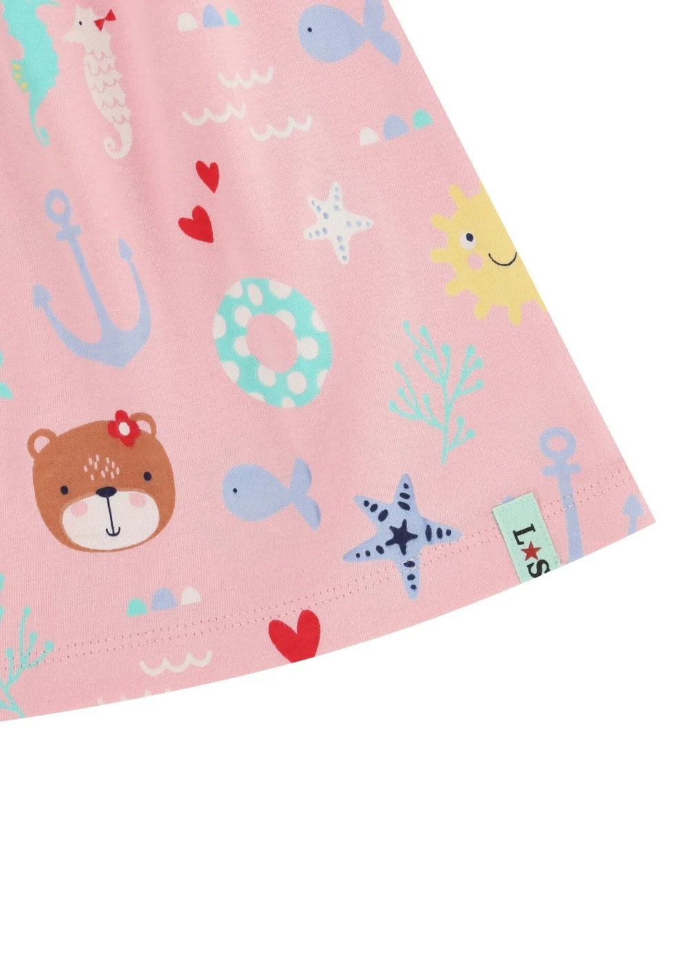Lilly & Sid Multicoloured Lilly & Friends Print Dress (0-8 Years) - 0-3 months Image 4
