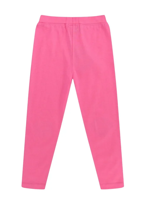 Lilly & Sid Pink Lilly Applique & Stripe Print Leggings 2 pack (24 Months- 8 Years) - 3-4 Yrs Image 3