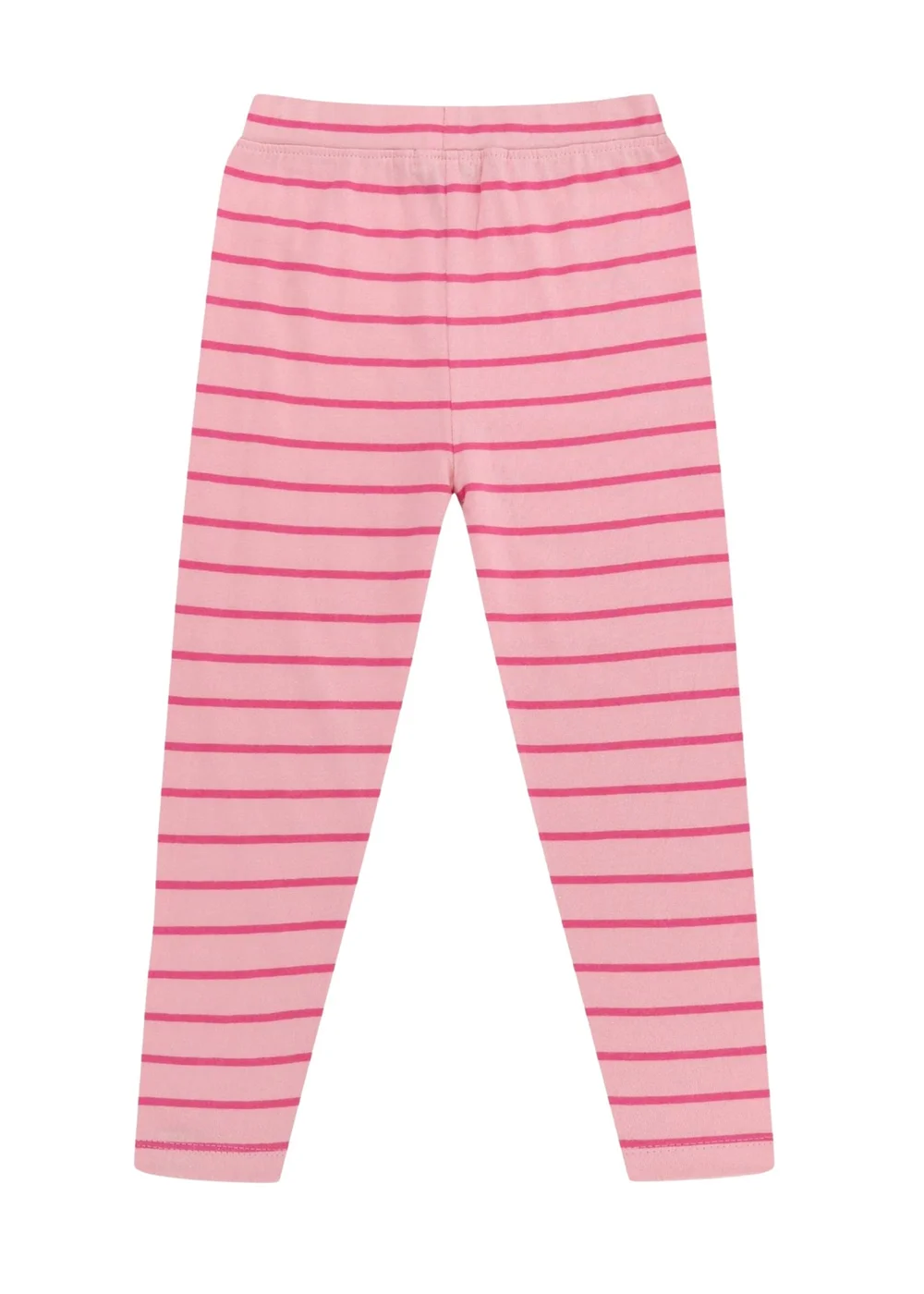 Lilly & Sid Pink Lilly Applique & Stripe Print Leggings 2 pack (24 Months- 8 Years) - 3-4 Yrs Image 5