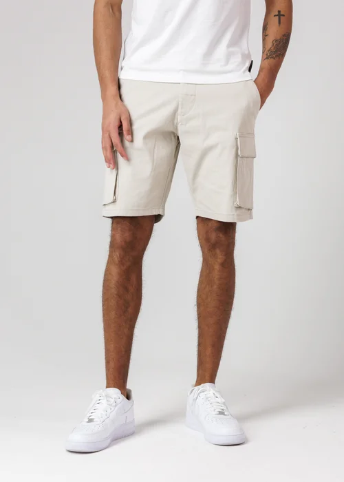 French Connection Navy Cotton Cargo Shorts 2 Pack - L Image 2