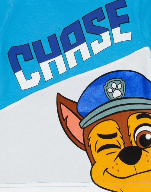 Vanilla Underground Paw Patrol Chase Kids Shortie Blue Pyjamas (12 Months-6 Years) - Age 4-5 Years Image 3