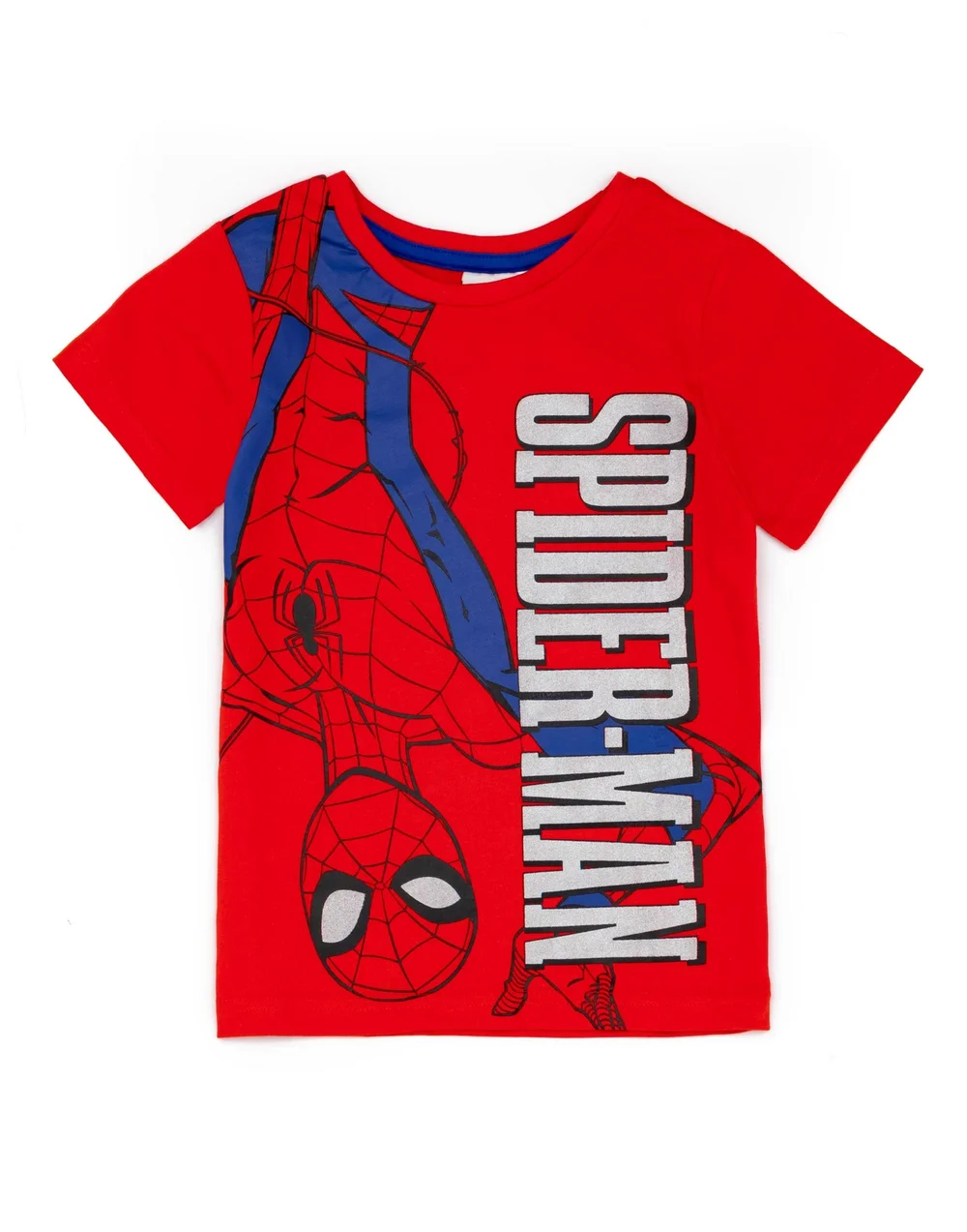 Vanilla Underground Marvel Spiderman Kids Shortie Pyjamas (2-8 Years) - Age 5-6 Years Image 2