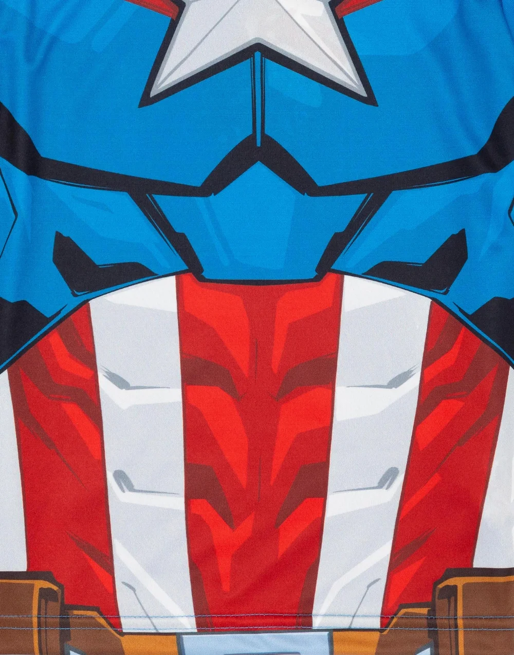 Vanilla Underground Marvel Captain America Kids Shortie Pyjamas (2-8 Years) - Age 2-3 Years Image 2