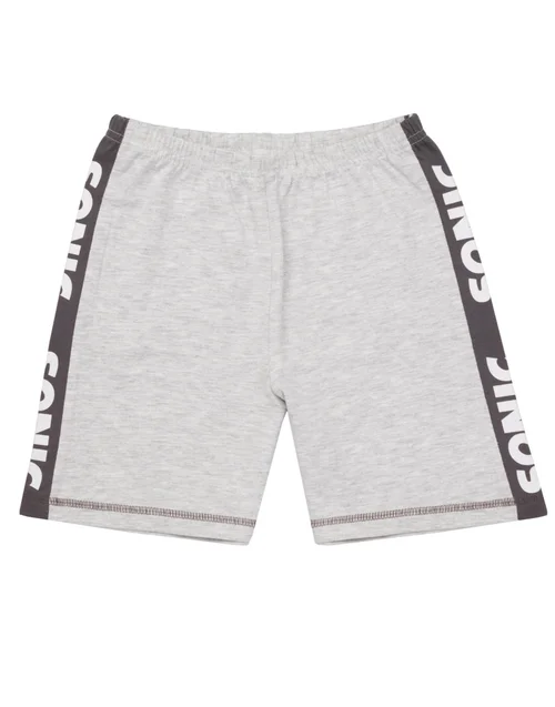 Vanilla Underground Sonic The Hedgehog Grey Kids Shortie Pyjamas (4-12 Years) - Age 6-7 Years Image 5