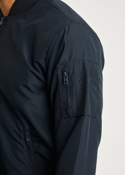 French Connection Navy MA1 Technical Bomber Jacket - XL Image 4