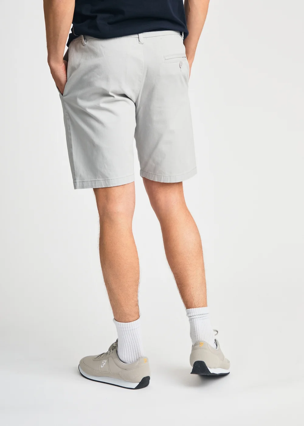 French Connection Light Grey Cotton Chino Shorts - 2XL Image 2