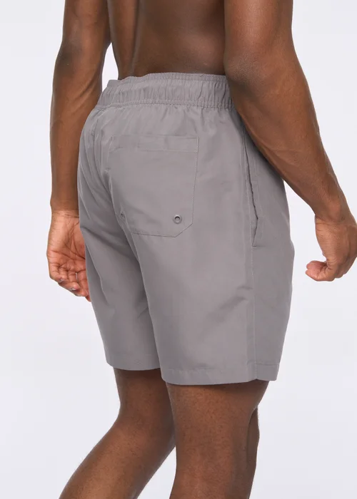 Kings Will Dream Charcoal Grey Crosby Swim Shorts - Small Image 3