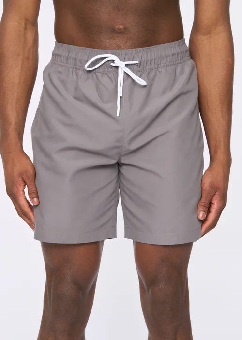 Kings Will Dream Charcoal Grey Crosby Swim Shorts - Small Image 1