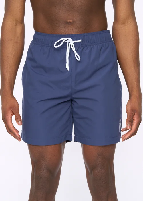 Kings Will Dream Navy Crosby Swim Shorts - Small Image 1