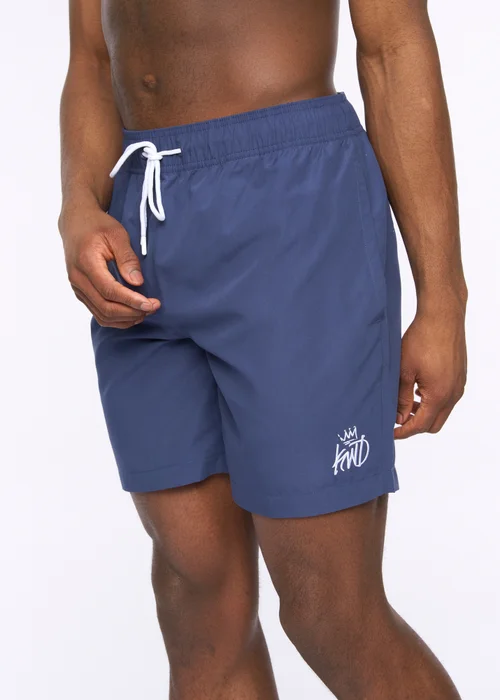 Kings Will Dream Navy Crosby Swim Shorts - Small Image 2