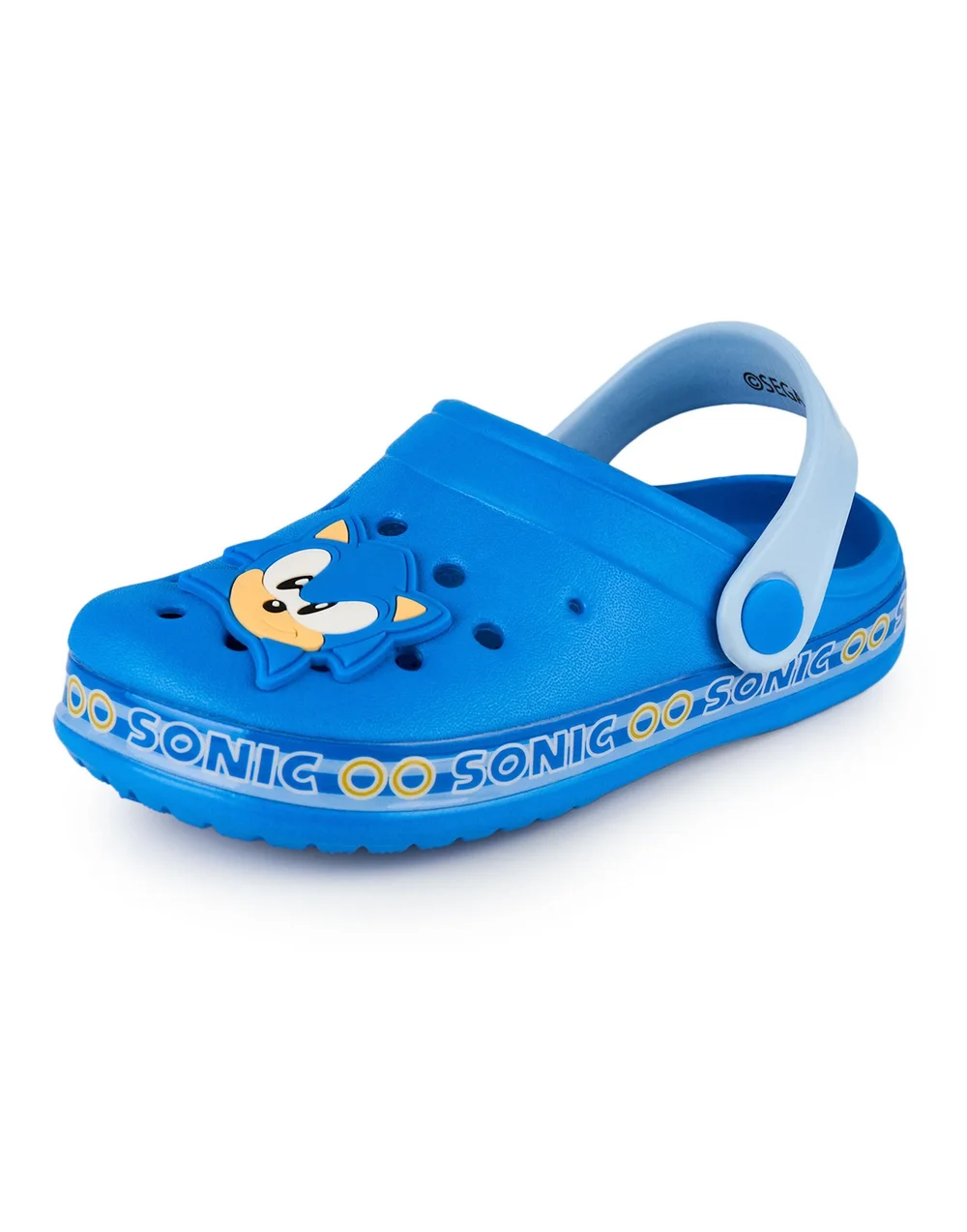 Sonic The Hedgehog Kids Blue Clogs (Younger 10-3 Older) - Size 1 Infants Footwear Image 1