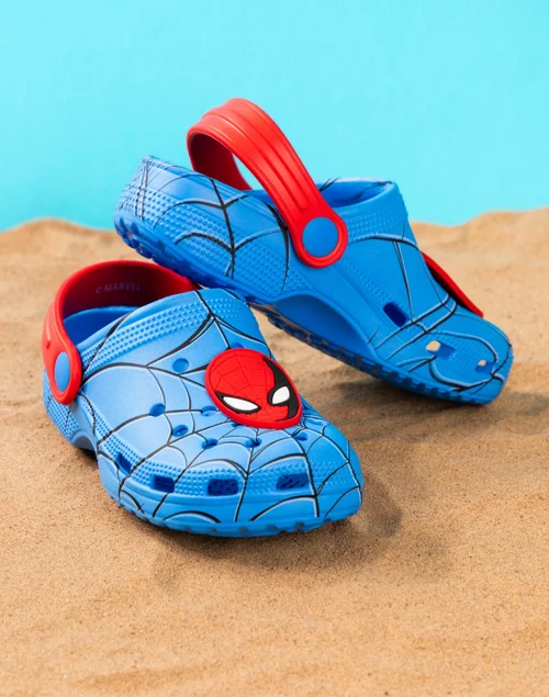 Vanilla Underground Marvel Spiderman Kids Blue Clogs (Younger 6-12 Older) - Size 6 Infants Footwear Image 2