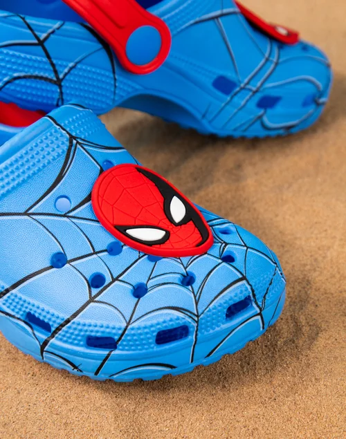 Vanilla Underground Marvel Spiderman Kids Blue Clogs (Younger 6-12 Older) - Size 6 Infants Footwear Image 3