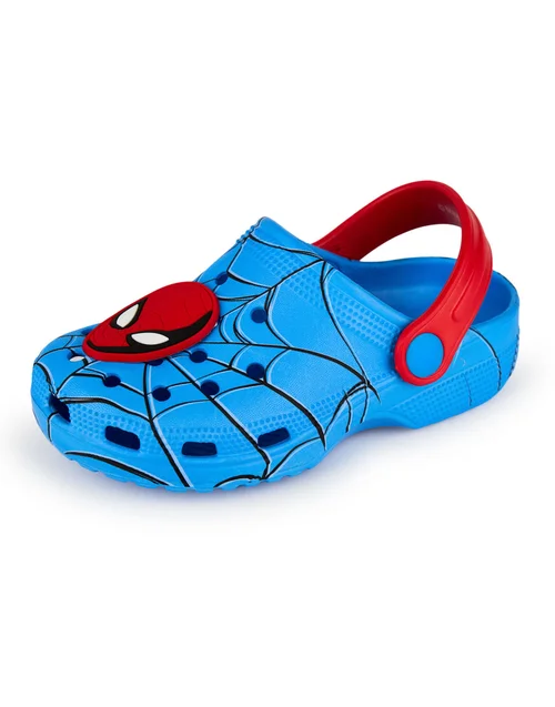 Vanilla Underground Marvel Spiderman Kids Blue Clogs (Younger 6-12 Older) - Size 6 Infants Footwear Image 1