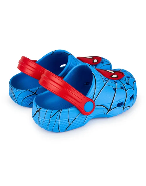 Vanilla Underground Marvel Spiderman Kids Blue Clogs (Younger 6-12 Older) - Size 6 Infants Footwear Image 4