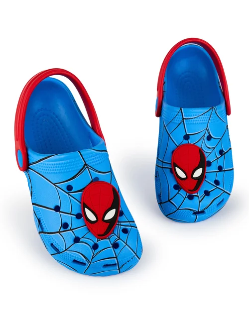 Vanilla Underground Marvel Spiderman Kids Blue Clogs (Younger 6-12 Older) - Size 6 Infants Footwear Image 5