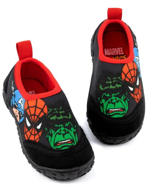 Marvel Avengers Kids Swim Black Shoes (Younger 6-12 Older) - 7 Infants Image 1