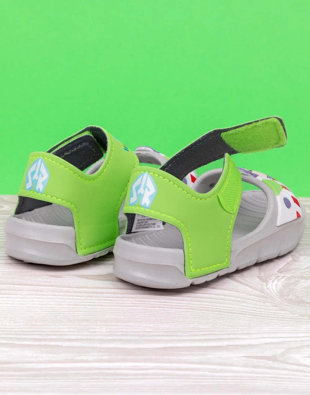 Toy Story Buzz Lightyear Kids Grey Sandals (Younger 6-12 Older) - 11 Infants Image 3