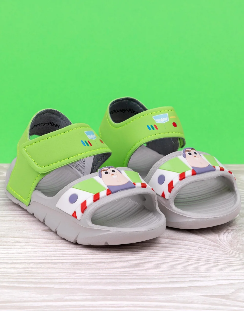 Toy Story Buzz Lightyear Kids Grey Sandals (Younger 6-12 Older) - 11 Infants Image 5