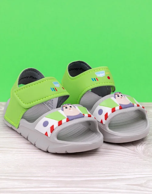 Toy Story Buzz Lightyear Kids Grey Sandals (Younger 6-12 Older) - 11 Infants Image 5