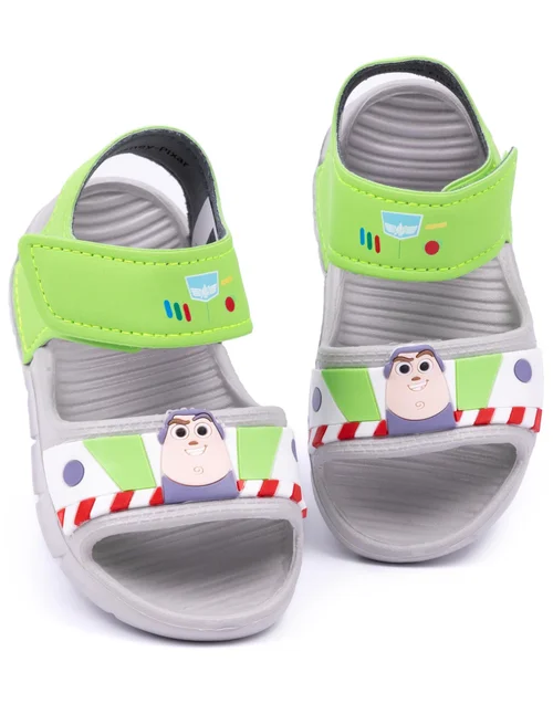 Toy Story Buzz Lightyear Kids Grey Sandals (Younger 6-12 Older) - 11 Infants Image 1