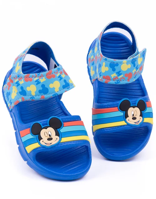 Disney Mickey Mouse Kids Blue Sandals (Younger 6-12 Older) - Size 6 Infants Footwear Image 1