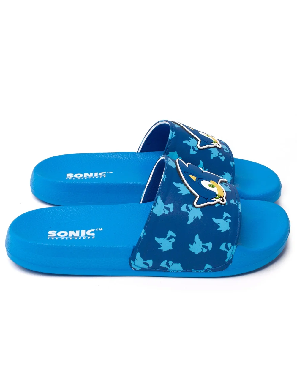Vanilla Underground Sonic The Hedgehog Kids Blue Sliders (Younger 10-Older 3) - Size 1 Infants Footwear Image 5