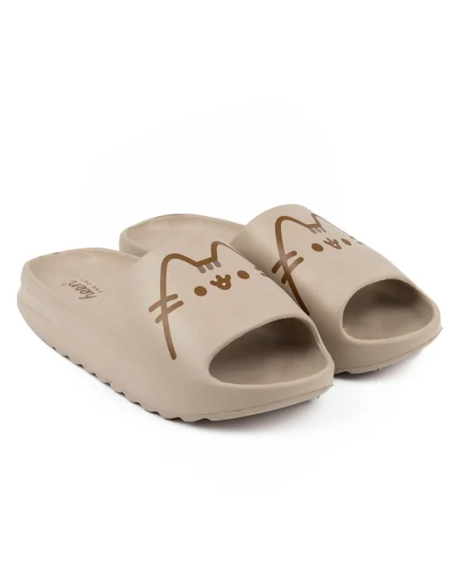 Vanilla Underground Pusheen Kids Brown Sliders (Younger 10-Older 4) - 1 Infants Image 3