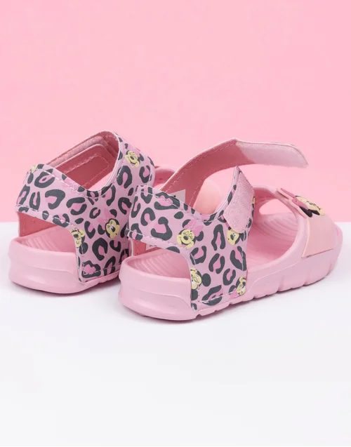 Disney Minnie Mouse Kids Pink Sandals (Younger 6-12 Older) - 12 Infants Image 3