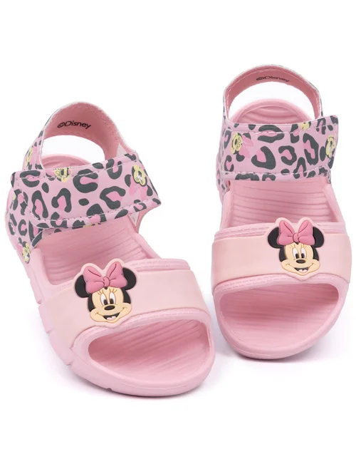 Disney Minnie Mouse Kids Pink Sandals (Younger 6-12 Older) - 12 Infants Image 1