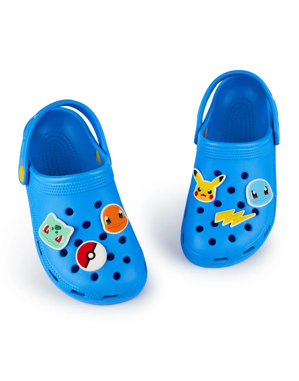 Vanilla Underground Pokemon Unisex Kids Blue Multi Badge Clogs (10-3 UK Child) - 1-1.5 Yrs Image 5
