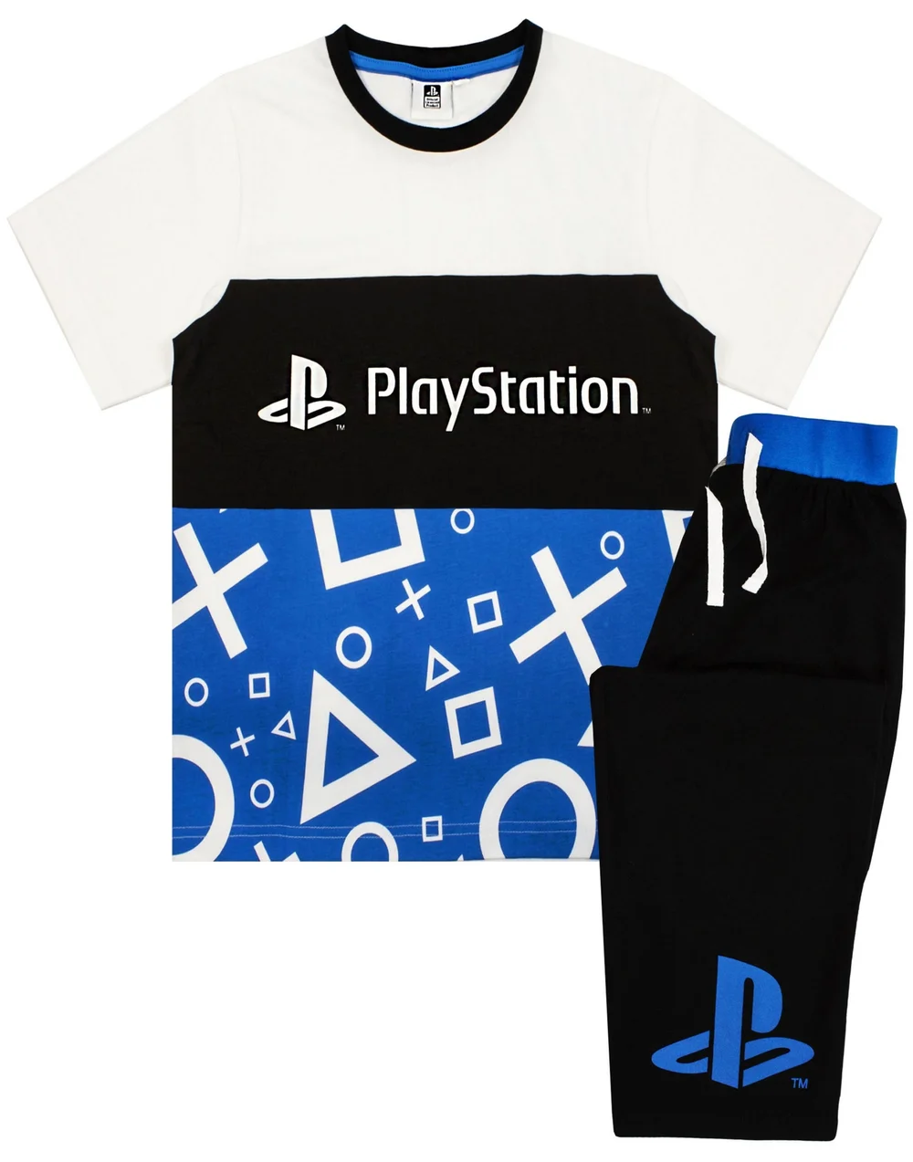 PlayStation Kids Long Leg Black Pyjamas (5-14 Years) - Age 5-6 Years Image 1