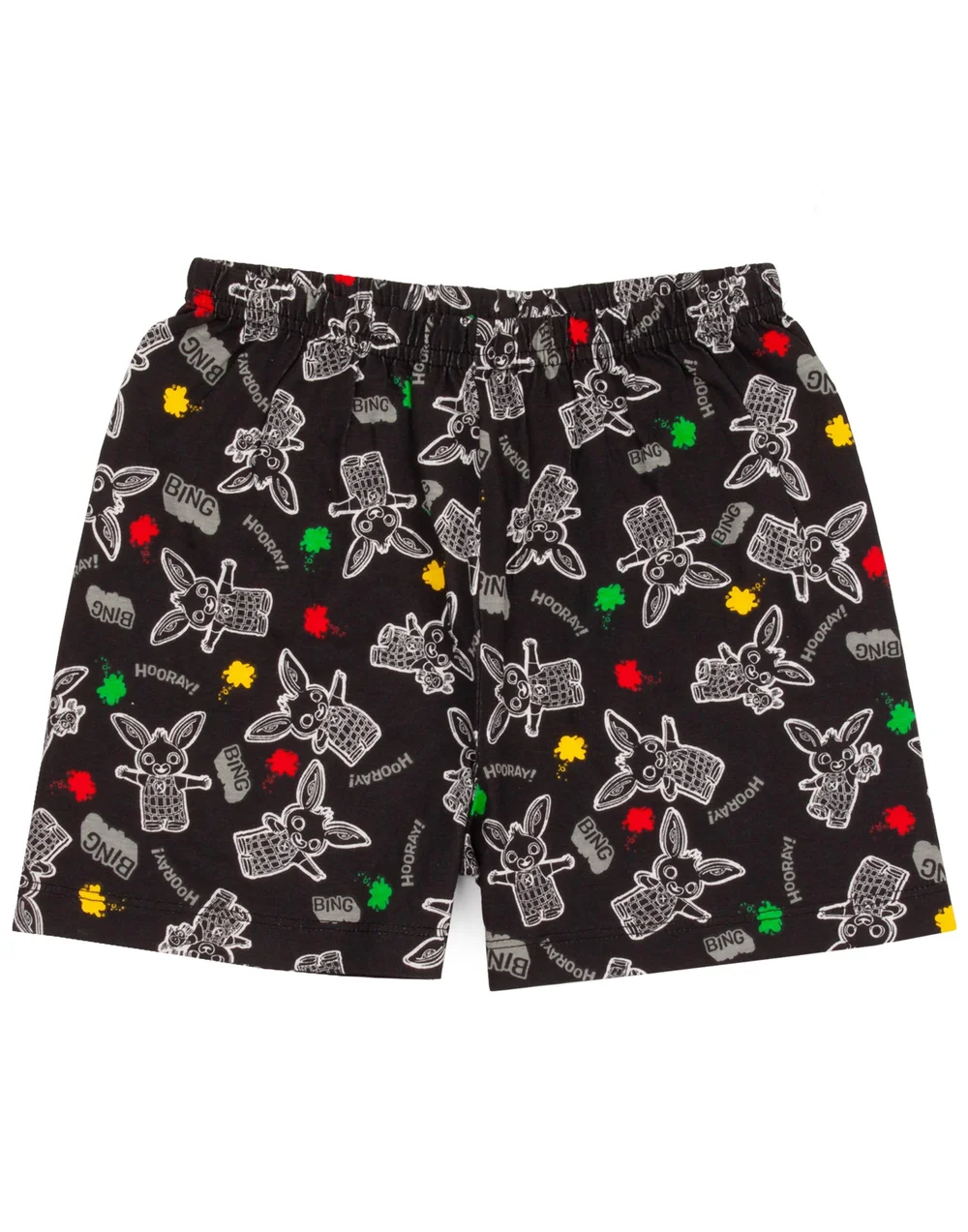 Biny Bunny Grey Kids Shortie Pyjamas (18 Months-5 Years) - Age 2 - 3 Years Image 4