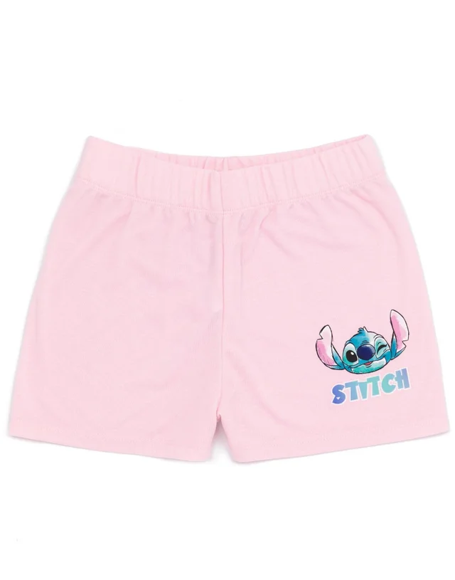 Vanilla Underground Disney Stitch Kids Shortie Pyjamas 2 Pack (5-14 Years)
