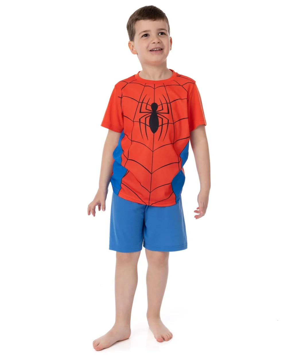 Marvel Spiderman Kids Blue Pyjamas 2 Pack (2-10 Years) - Age 8-9 Years Image 3